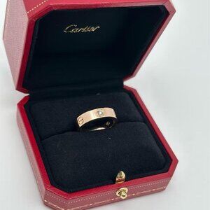 Cartier Classic Diamond Ring in Rose Gold